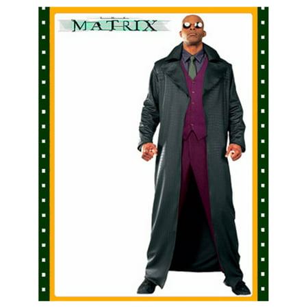 Matrix Morpheus Adult's Large Costume With Trench