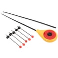 thumbnail image 4 of Winter Fishing Rod With Red Ball, Waterproof Yellow Mini Ice Fishing Rod High Strength Fishing Tool Lightweight Portable  For Rivers S, 4 of 8
