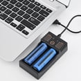 thumbnail image 4 of Cargador de batería USB Liitokala Lii-202 para 18650/18490/18350/17670/17500/16340 (RCR123), 4 of 9