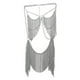thumbnail image 4 of de Colr de Traje de Baño con Flecos de Cadena de de Decración Pta Sunnimix Traje de cadena de cuerpo, 4 of 8