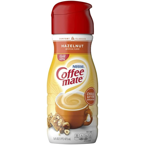Coffee Mate Liquid Creamer, Hazelnut, 16 oz., 6 Count - Walmart.com