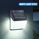 thumbnail image 4 of Luces con sensor de movimiento solar para exteriores - 2 luces de seguridad LED con montaje ajustable en la pared, impermeables IP65 para garaje en la entrada del jardín, 4 of 9