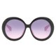 thumbnail image 2 of Gafas de sol retro Salvador para mujer UV400 Negro Rosa, 2 of 10