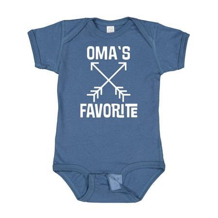 

Inktastic Oma Favorite Grandchild Gift Baby Boy or Baby Girl Bodysuit