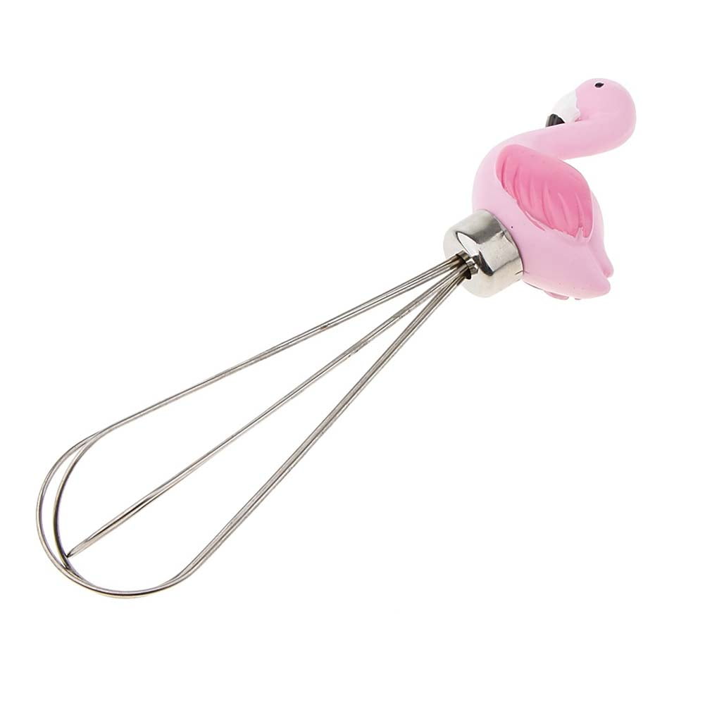 SPRING PARK Stainless Steel Egg Whisk, Hand Push Rotary Whisk Blender