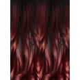 thumbnail image 6 of Mane Concept Red Carpet Synthetic Loose Curl Deep Part HD Lace Front Wig - RCMS285 STAR (SR1B/MAROON), 6 of 6