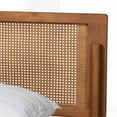 thumbnail image 5 of Baxton Studio Gardwin Mid-Century Wood Queen Size Platform Bed in Ash Walnut, 5 of 9