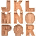 thumbnail image 4 of Creative Piggy Bank Nordic Style Wooden Letter Piggy Bank Thickness 1.78in/1.2in,Brown,Wooden,Y,Thickness 1.8in, 4 of 13
