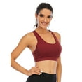 thumbnail image 3 of Tinglu Yoga Bra Back Strappy Sports Bras with Removable Padded, 3 of 8