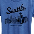 thumbnail image 3 of Instant Message - Seattle Washington -Women's Short Sleeve Graphic T-Shirt, 3 of 6