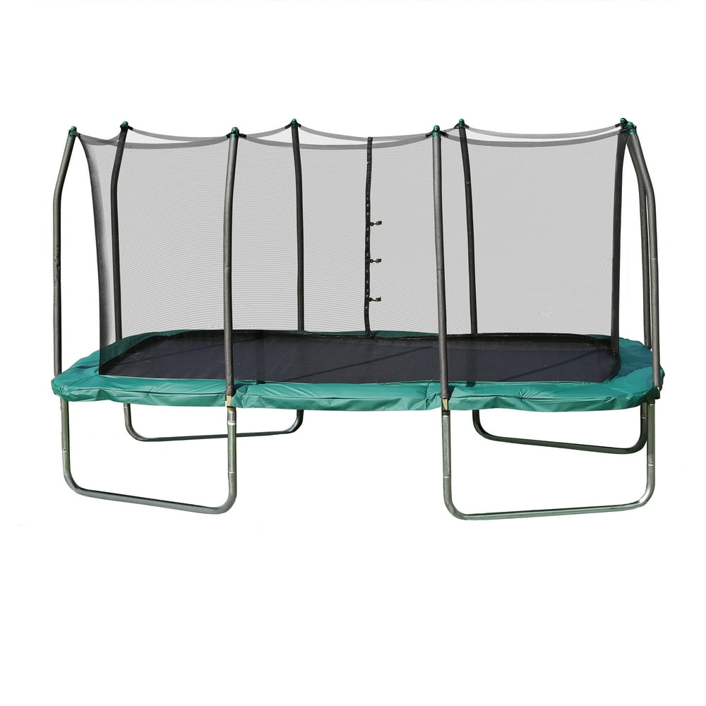 Skywalker Trampolines Rectangle 8' x 14' Trampoline, Green Walmart
