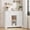 White, variant on Hanyu Buffet Cabinet, Coffee Bar with Drawers and Doors, Sideboard Storage with Shelves for Kitchen, Dining Room, Living Room, Black
