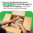 thumbnail image 3 of IDL Packaging 36" x 720 feet (8640 inches) Brown Kraft Paper Roll, 50 lbs. (Pack of 1), 3 of 7