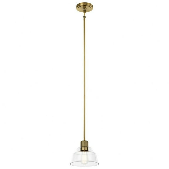 52405BNB Kichler Lighting Eastmont - 1 Light Mini Pendant In Vintage Industrial Style-7.25 Inches Tall and 8 Inches Wide-Brushed Brass Finish