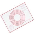 thumbnail image 4 of Silicone Dough Rolling Mat with Measurement Non Stick Baking Mat Kitchen Tools for Cookie Pizza Pastry (Red), 4 of 8