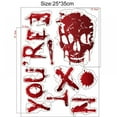 thumbnail image 1 of Easter Decorations Blood Mark Wall Stickers Blood Footprints Ghost Axe Props Stickers Window Stickers, 1 of 13
