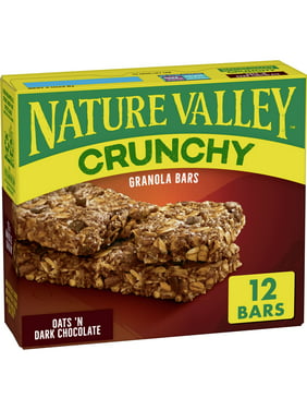 Nature Valley Crunchy Granola Bars, Oats 'n Dark Chocolate, 6 Ct, 12 bars