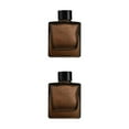 thumbnail image 3 of kurtrusly 1/2/3/5 Empty Square Glass Diffuser For Fragrance - Thickened Bottom Anti-Slide With Excellent 200ml dark brown 2PCS, 3 of 6