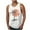 White, variant on PATLOLLAV Mens Tank Tops,Men Casual Round Neck Sports Fitness Sunset Print Sleeveless T-Shirt