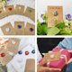 thumbnail image 4 of 24 Sets Pocket Hug Token Card with Heart Shaped Natural Stones Hug Card Greeting, 4 of 5