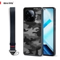 thumbnail image 5 of for vivo iQOO Z9 Turbo/Y200 GT Case,Military Grade Drop Tested, Shockproof Matte Translucent Hard Back Slim Protective Case. Camo Black, 5 of 5