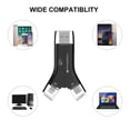 thumbnail image 3 of BlazeVideo Lightning/USB C Memory Card Reader for TF/SD Cards, 3 of 7