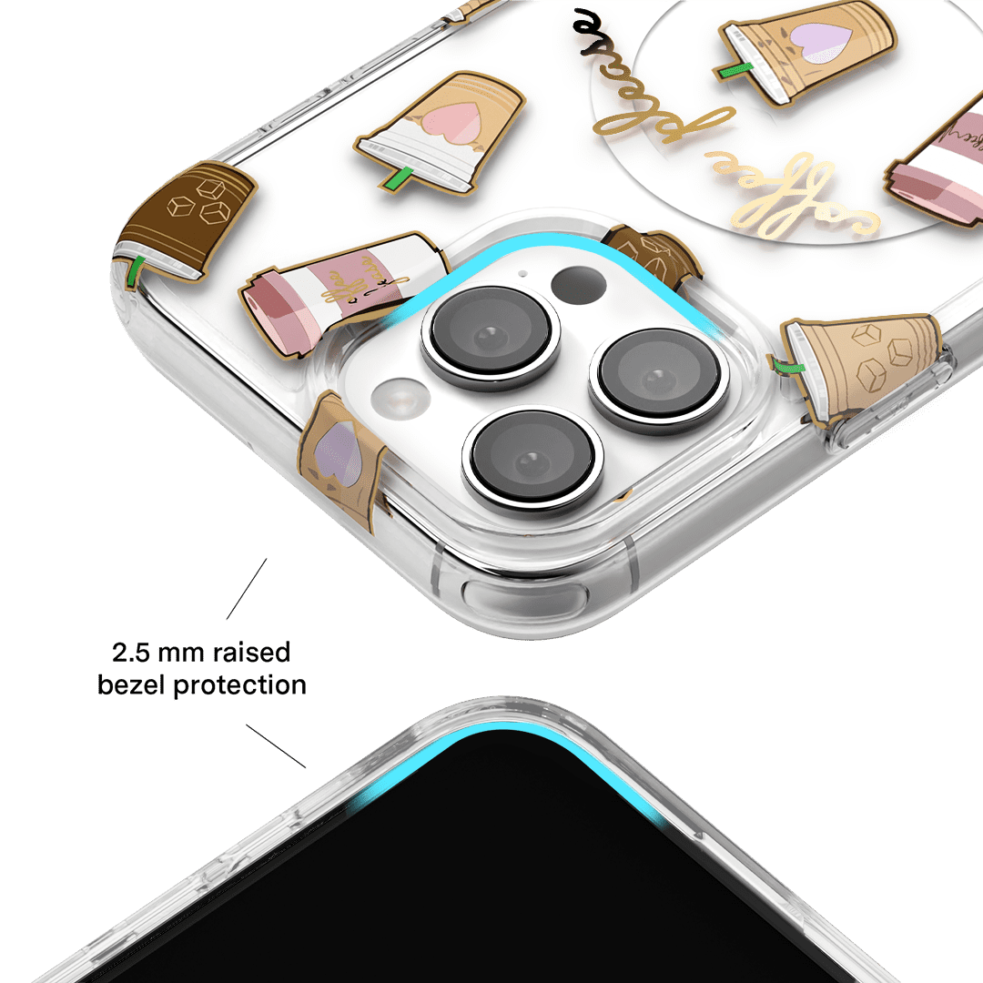 VELVET CAVIAR for iPhone 16 Pro Max Case Coffee - Compatible with MagSafe - Clear Protective Phone Cases for Women