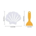 12PCS Non Slip Bathtub Stickers,Sea Shell Shaped Anti Non Slip Stickers
