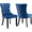 Blue, variant on LegaHome Dining Chairs Set of 2, Velvet Upholstered Dining Chair with Nailhead Trim&Solid Wood Legs, Button Padded Dining Chairs Set for Kitchen Dining Room Living Room, Blue
