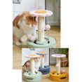 thumbnail image 1 of Pet Scratching Post Climbing Frame Pets Climbing Pillar Interactive Toy Scratch Furniture Playing Scratcher Home Living Room Pink Blue, 1 of 9