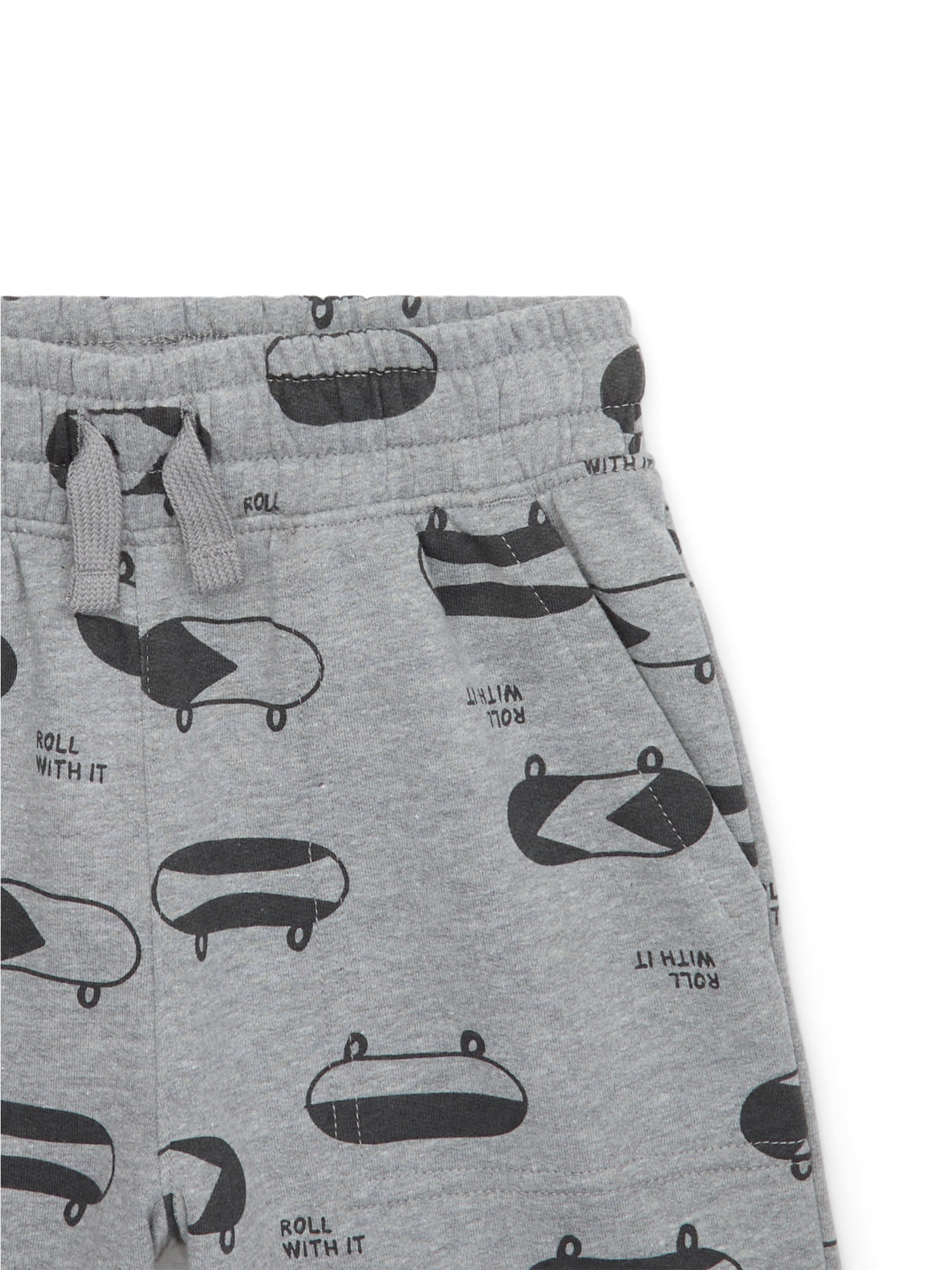 365 Kids by Garanimals Boys Mix and Match French Terry Shorts, Sizes 4-10