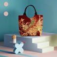 thumbnail image 1 of Bolsa de mensajero de hombro grandes con asa superior de lona bordada de pavo real para mujer a la moda Tmvgtek Para Estrenar, 1 of 8
