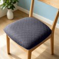 thumbnail image 1 of MTBLYS Funda elástica de jacquard con diseño de rombos para silla de comedor | Funda impermeable universal para sillas de comedor, restaurantes y hogares, 1 of 6
