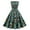 Green, variant on AOOCHASLIY Clarance Dresses for Women 2022Women's Summer Fashion Sleeveless Round Neck Vintage Print Party Swing Dress