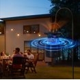 thumbnail image 3 of Sunjoy Solar Bug Zapper Insect Trap with Suction Fan, Solar and Battery Powered Garden Light with Insect Control Function, 3 of 16