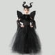 thumbnail image 5 of Vestido de Halloween para niños y niñas, disfraz de bruja y reina, maléfica, fiesta de carnaval, disfraces góticos, 5 of 5