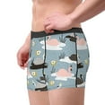 thumbnail image 2 of Yiaed Swan Princess On Lake Print Men's Soft Cotton Boxer Shorts Breathable Boxers Underwear Moisture-Wicking Underwear Stretch Boxer Briefs for Man-X-Large, 2 of 5