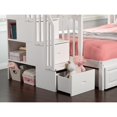 thumbnail image 3 of AFI Westbrook Staircase Bunk Twin over Full with 2 Urban Bed Drawers, White, 3 of 10
