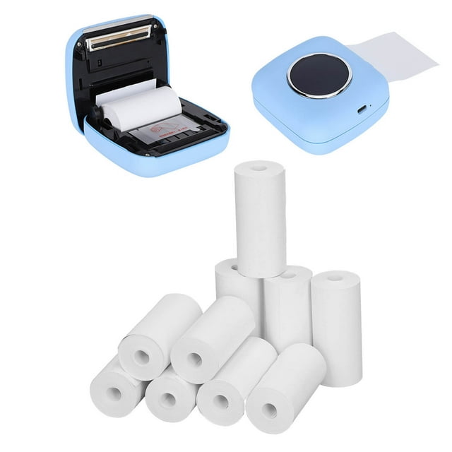 Rollos De Papel Imprimibles, Papel De Rollos De Impresión Térmica Imprimible De 10 Piezas Para Etiquetas
