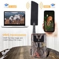 thumbnail image 3 of Camera 4G Trail Camera 20MP 1080P 0.3S Triggering Speed Infrared Night Vision Wildlife Camera for Animal Observation, 3 of 7