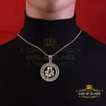 thumbnail image 5 of King of Bling's AQUARIUS Pendant For Men's & Women's 1.77ct Cubic Zirconia Sterling White Silver, 5 of 12