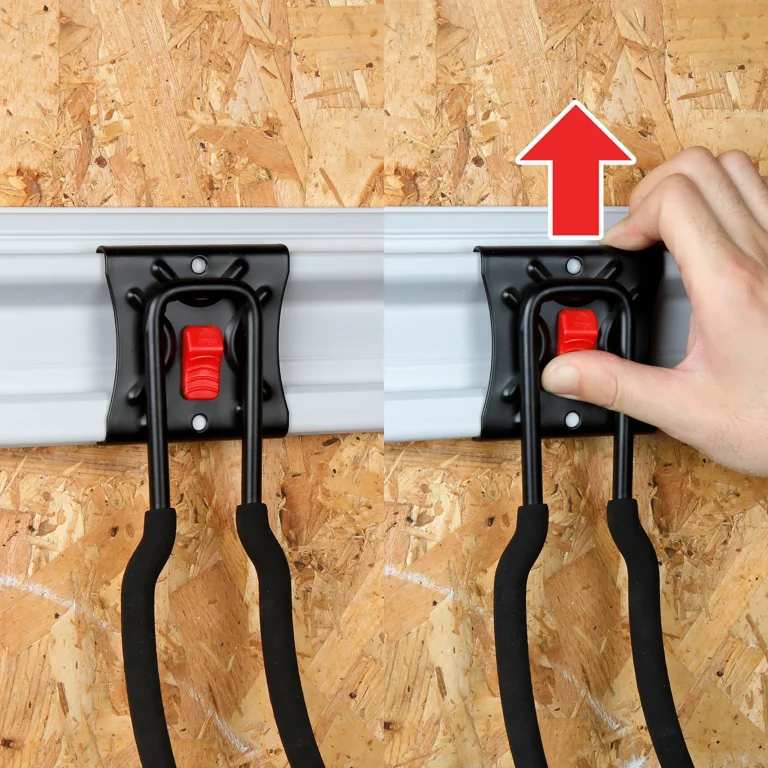 Hyper Tough Quick Release 6 inch U Hook Wall Mount Snap Rail System Organizer Rail Walmart