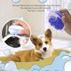 thumbnail image 5 of Cepillo de baño para perros verde, cepillo de masaje para baño de mascotas, para lavar con champú y masajear perros y gatos de pelo corto y largo, 5 of 5