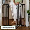 thumbnail image 6 of Ingenuity The Doorway 48W Series Safety Pet and Baby Gate, 28.5'-48' Wide, 36' Tall - Black, 6 of 15