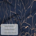 thumbnail image 6 of Bingfone Copper-Gold Gloss Outline Navy Dark Blue Printed Pillowcase 20x36 inches - Standard Pillow Cases with Envelope Closure,Gifts for Women Men, 6 of 9