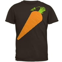 Halloween Vegetable Carrot Costume Mens T Shirt Brown SM