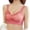 Red, variant on Bras for Women Breathable Workout Bra for Gym Women's Full Coverage Wireless Bralette with Side Buckle Lace Edge Seamless Support & Minimizer Design for Plus Size Yoga and Sleep