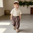 thumbnail image 5 of Joggers for Boys 6M-12T Cute Baggy Sweatpant Wide Leg Sweatpantss with Pockets Workout Athletic Pants Kids Sweatpants Size 7-8 Years, 5 of 6