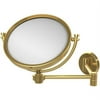 8" Wall-Mounted Extending Make-Up Mirror, 3x Magnification (Build to Order)