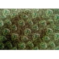 thumbnail image 4 of oneOone Cotton Silk Olive Green Fabric Flower Watercolor Dress Material Fabric Print Fabric By The Yard 42 Inch Wide, 4 of 4